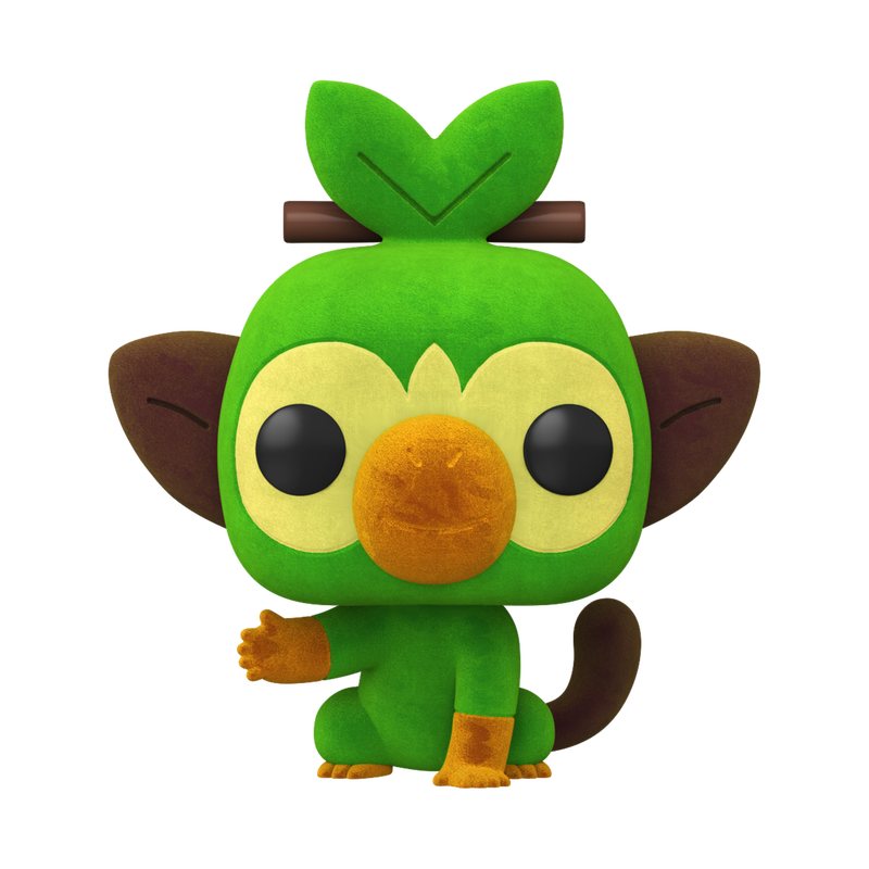Funko Pop! Grookey (Flocked) – Pokémon Collection #957 (Exclusive Edition)