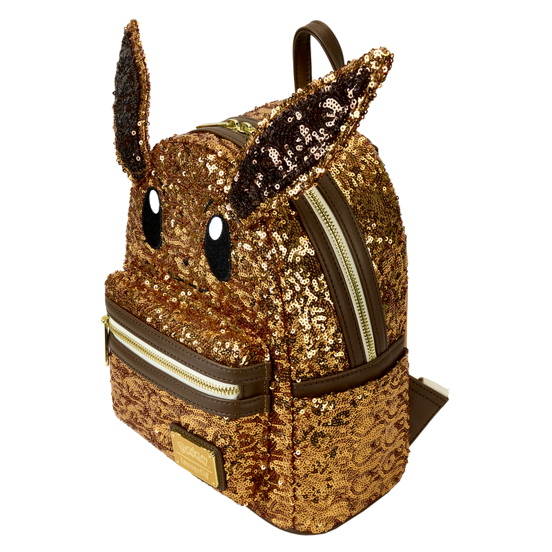 Exclusive Eevee Sequin Cosplay Mini Backpack