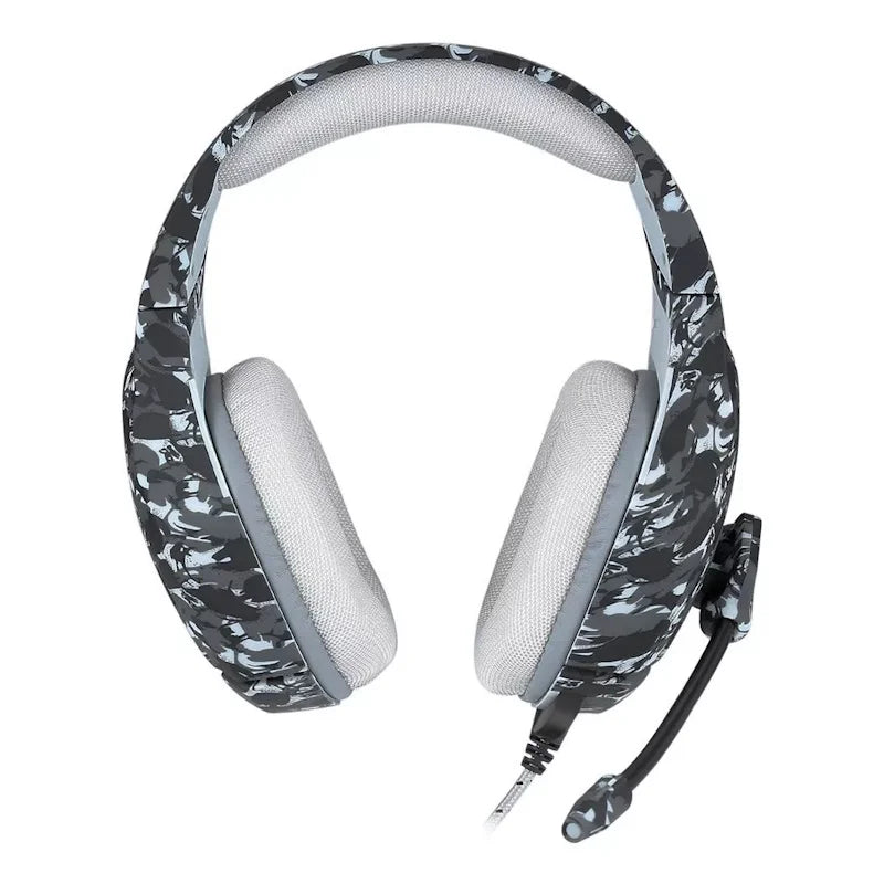 Onikuma K1-B Gaming Headset – Camouflage Design, Noise-Cancelling Mic, for PC, Mobile & Consoles