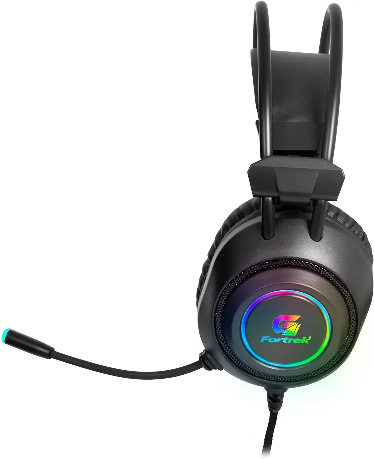 Crusader RGB Gaming Headset – Black, Surround Sound, Adjustable Microphone