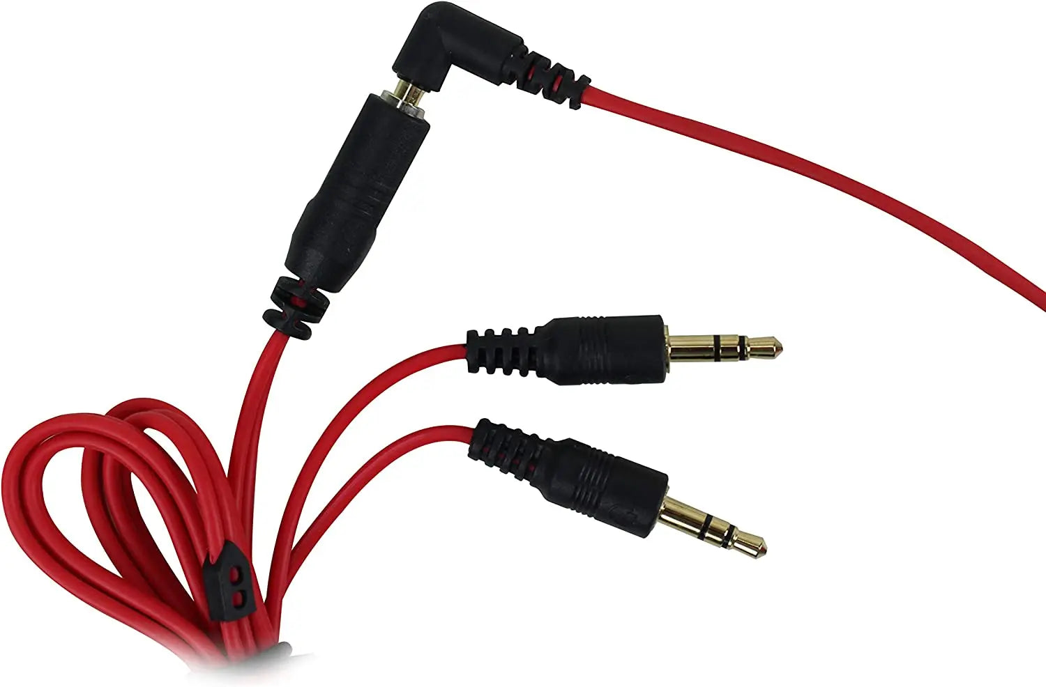 Nemesis Compact Gaming Earphones – Dual Microphones, Red & Black, NM-1017