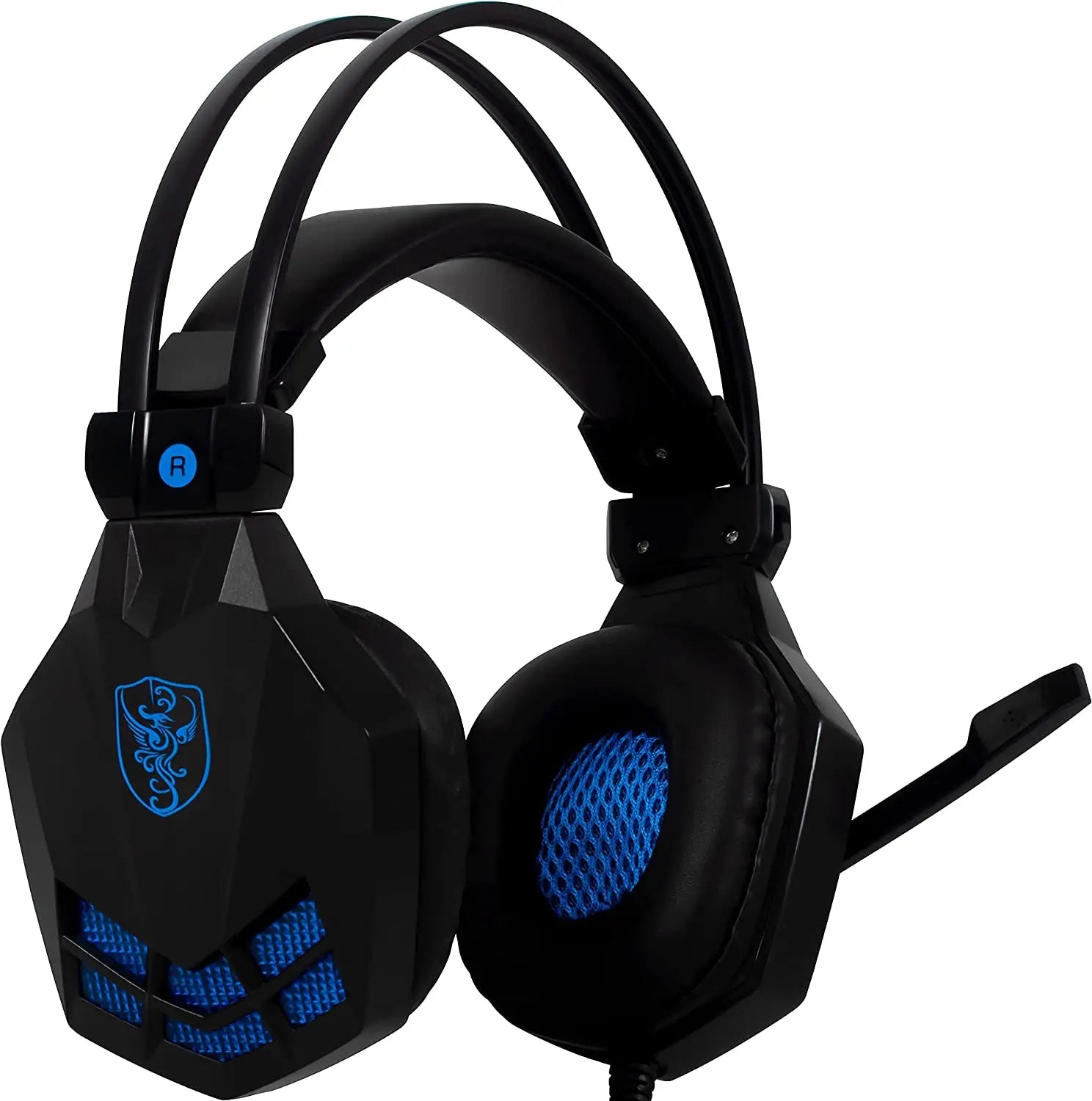 Stereo Gaming Headset – Adjustable Microphone, 3.5mm Adapter, for PC, Mobile & Consoles