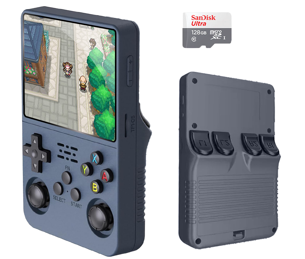 Original R36S™ Handheld – 21,500 Games from 25+ Consoles (180-Day Warranty)