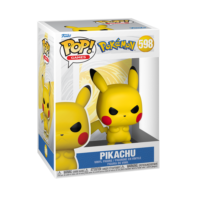 Funko Pop! Grumpy Pikachu – Pokémon Collection #598 (Exclusive Edition)