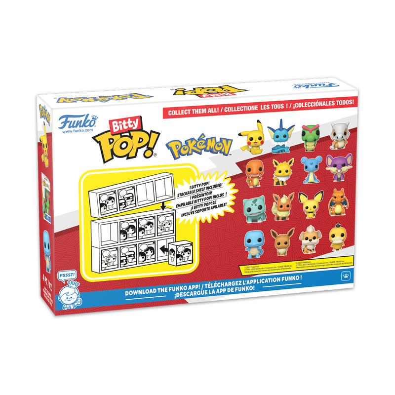 Funko Bitty Pop! Pokémon 4-Pack – Series 3 (Exclusive Edition)