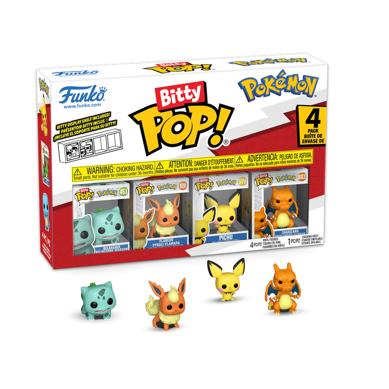 Funko Bitty Pop! Pokémon 4-Pack – Series 3 (Exclusive Edition)