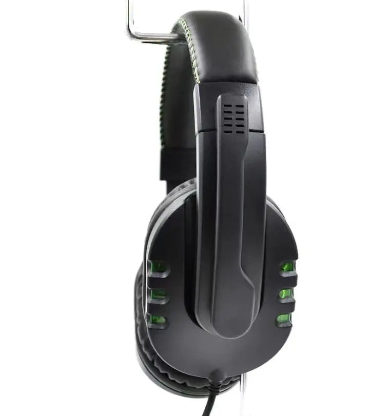 Ergonomic Gaming Headset – Deep Bass, Built-in Microphone, 3.5mm Plug, for PC & Consoles