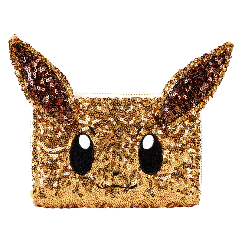 Exclusive Eevee Sequin Cosplay Zip Around Wallet