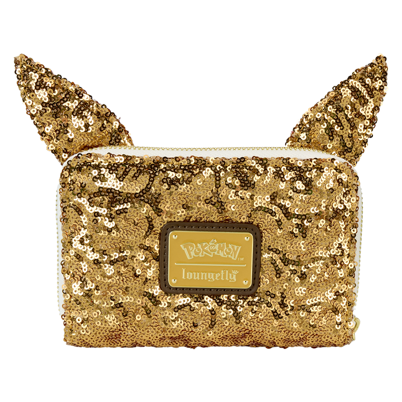 Exclusive Eevee Sequin Cosplay Zip Around Wallet