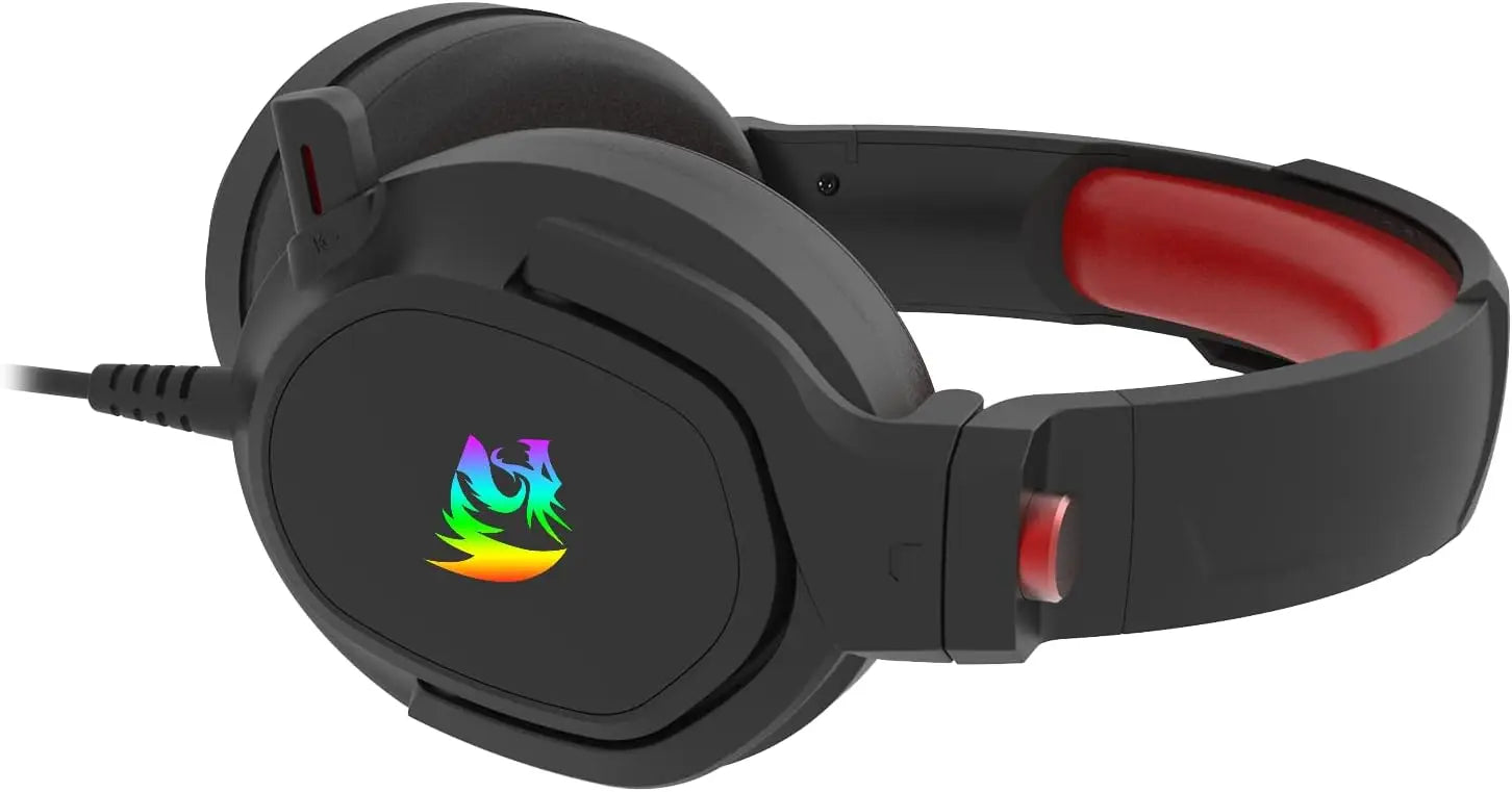 Nigeus Black Gaming Headset – High-Fidelity Sound, Noise-Cancelling Mic