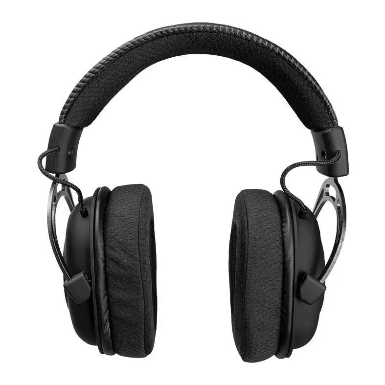 Mancer Quartz Gaming Headset – 50mm Drivers, Adjustable Mic, Black (MCR-QTZ-BL01)