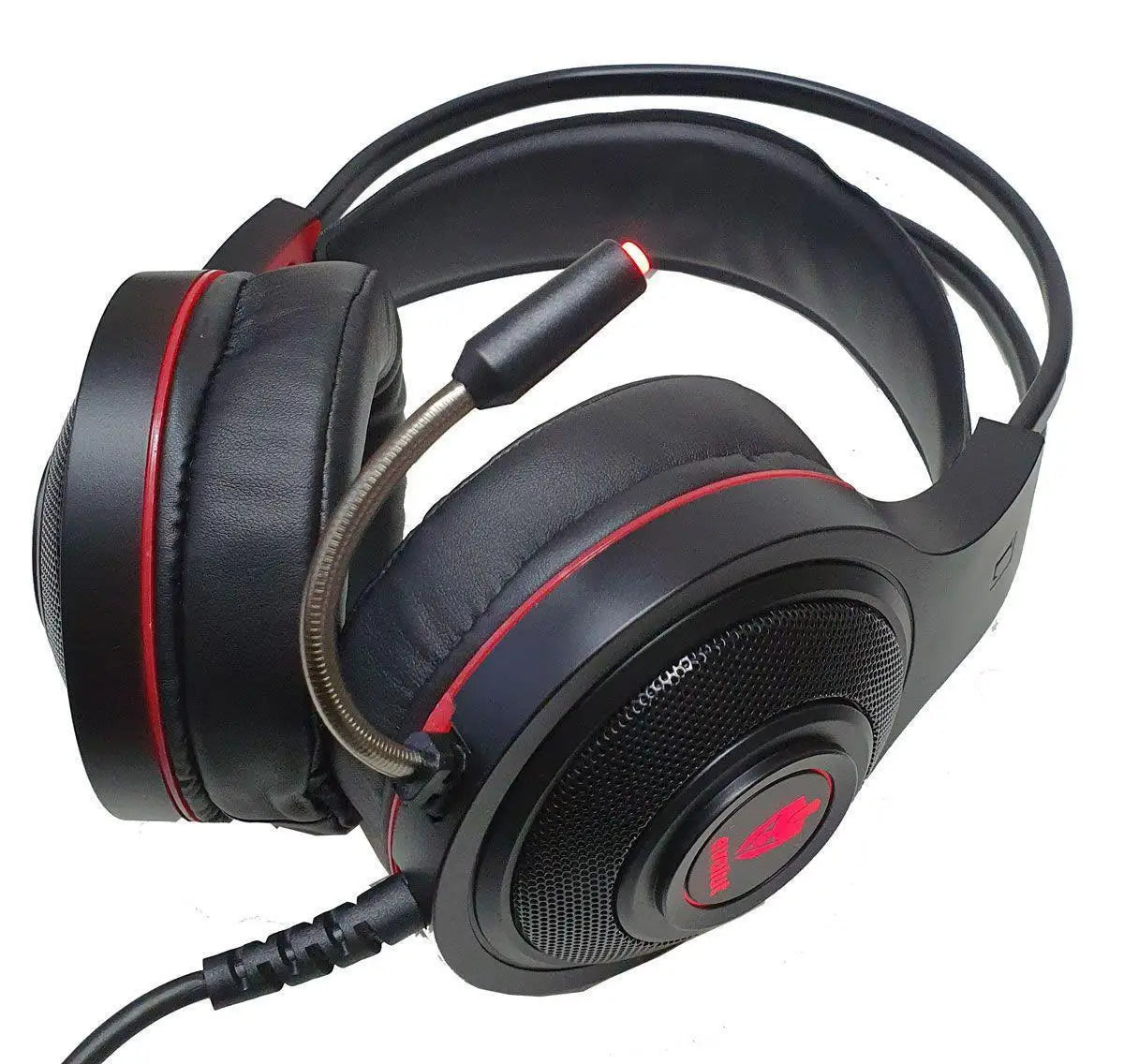 Evolut EG301R Temis Red Gaming Headset – Wired, Stereo Sound & Adjustable Microphone