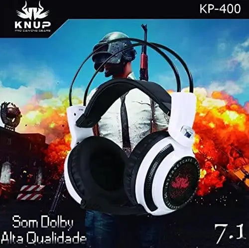 KP-400 Gaming Headset – 7.1 Surround Sound, P2/P3 Plug, Built-in Microphone